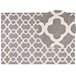 Beliani Alfombra de pelo corto ZILE 160x230 Gris Claro