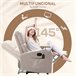 Sillón de Masaje Poliéster, Espuma HOMCOM Gris