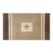 Acomoda Textil – Alfombra 100% Algodón con Flecos. Marron