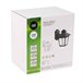 Aplique De Exterior Policarbonato Serie Maca Negro