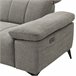 Chaise longue relax eléctrica ANDY Gris Claro