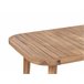 Beliani Conjunto de comedor PARAGGI Madera Clara