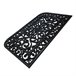 Acomoda Textil – Felpudo de Goma Antideslizante Rectangular. Negro