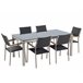 Beliani Conjunto de comedor GROSSETO Beliani Conjunto de comedor GROSSETO Gris