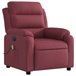Sillón Reclinable De Masaje Eléctrico Rojo