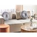 Beliani Cojín decorativo UDALA 40x40 Gris