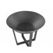 Beliani Fogón de madera KEDUNG Negro