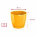 2x Maceta redonda de plastico Coubi Round P Grafito