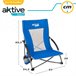 Silla plegable de tela para playa Aktive Silla plegable de tela para playa Aktive Azul
