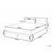 Beliani Cama con somier Acero CLAMART 187x210 Beige