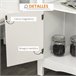 Aparador de Cocina MDF HOMCOM, hogar - cocina Blanco
