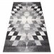 Alfombra KAKE 25812677 Geométrico Diamantes Triángulos 3D Gris