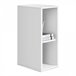 Escritorio soporte cama + estantería Blanco
