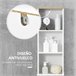 Armario de Baño MDF kleankin, hogar - baño Marron