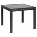 Mesa extensible de jardín ALYA gris oscuro Gris Oscuro