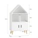 Librería Infantil con 2 Estanterías Abiertos KMB58-W SoBuy Blanco