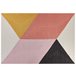 Beliani Alfombra de pelo corto NIZIP 160x230 Multicolor