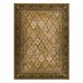 Alfombra de lana SUPERIOR Grenada Marco diamantes oriental 170x235 Verde