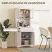 Alacena de Cocina Melamina de Madera, MDF HOMCOM, hogar - cocina Blanco