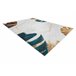 Alfombra lavable ANDRE 1150 Hojas monstera cubo 120x170 Blanco