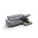 Chaise longue con arcón RUBIK Gris