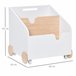 Caja de Almacenaje de Juguetes MDF y Madera de Pino HOMCOM 40 Caja de Almacenaje de Juguetes MDF y Madera de Pino HOMCOM 40 Blanco