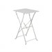 Conjunto de Terraza Plegable Metálico de 2 Sillas y Mesa Bistreau Blanco