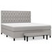 Cama box spring 160x200 Gris