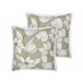 Beliani Cojín decorativo CYANOTIS 45x45 Blanco/ Beige