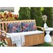 Beliani Cojín de jardín CASTELARO 60x40 Multicolor