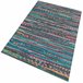 Alfombra De 160 X 230Cm 230x160 Azul