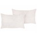 Beliani Cojín decorativo MILLET 50x30 Blanco/ Beige