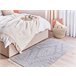 Beliani Alfombra de pelo corto ANSAR 80x150 Blanco/ Beige