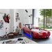 Cama coche LE MANS 90x190cm con luces led Cama coche LE MANS 90x190cm con luces led Rojo