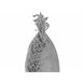 Beliani Cojín decorativo KIRIKKALE Gris Claro