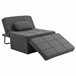 Sofá Cama Lino, Espuma, Metal HOMCOM, hogar - sofás y butacas Gris