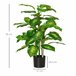 Planta Artificial PEVA, PE, Acero, Cemento HOMCOM Verde