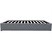 Cama individual de PVC con box Gris