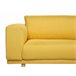 Beliani Sofá de 3 plazas Poliéster NIVALA Beliani Sofá de 3 plazas Poliéster NIVALA Amarillo