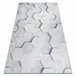 Alfombra lavable ANDRE 1180 Panal Hexágono 3D 120x170 Gris