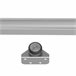 Herraje para Puerta Corredera Metal, Plástico HOMCOM 186 Plateado