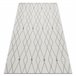 Alfombra de cuerda sisal COLOR Rombos 200x290 Gris