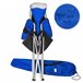 4 sillas de camping Azul