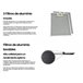 INFINITON Campana de Pared CMPT-TSH9B63N, 400 m3/h, T-Invertida Negro