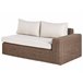 Beliani Conjunto longue PALERMO Marron Claro
