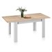 Mesa de comedor extensible Danna 140 190x90 Roble