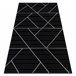 Alfombra EMERALD exclusivo 7543 glamour 80x150 Negro