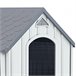 Caseta de Resina para Perros Thinia Home Negro/ Gris