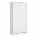 Armario 2 puertas efecto madera 100 Blanco