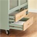 Carrito de Cocina con 2 cajones y 2 Puertas FKW114-GR SoBuy 109 Verde
